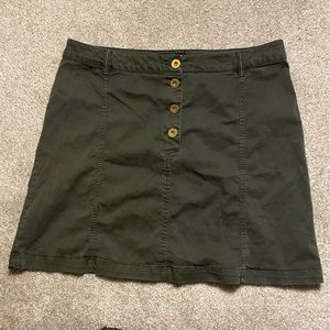 Banana Republic high waisted forest green skirt size 12